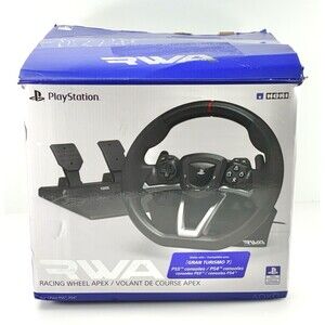 Hori RWA Racing Wheel and Pedals PlayStation 4, 5 & PC in Original Box Tested